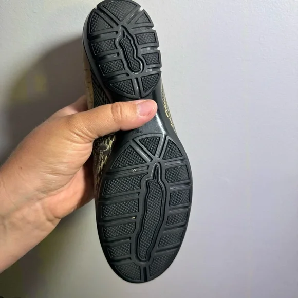 ICON Art Shoes Jazz Print Sneakers Art Deco Wearable Art Women 6 Rare - Picture 5 of 7